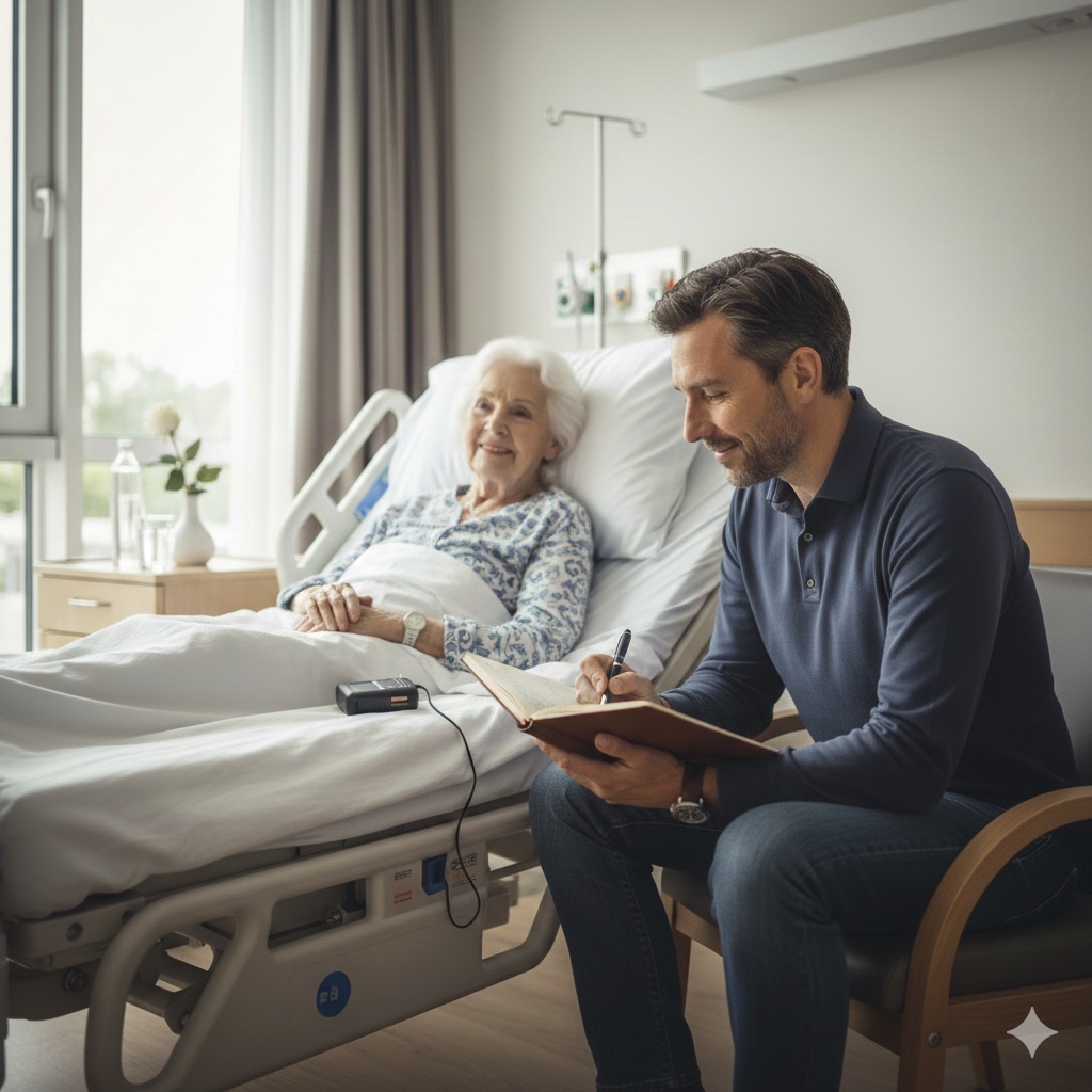 Illustration IA Gemini biographie hospitaliere